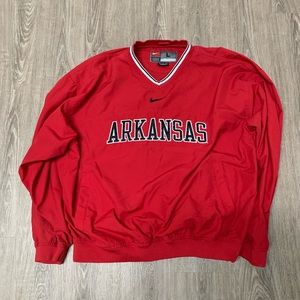 Nike Arkansas Windbreaker Size Large
